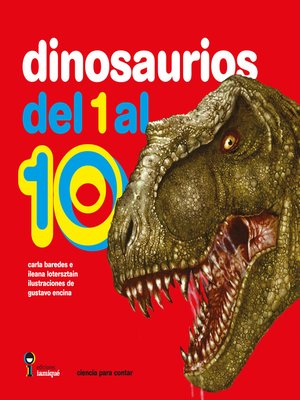 cover image of Dinosaurios del 1 al 10